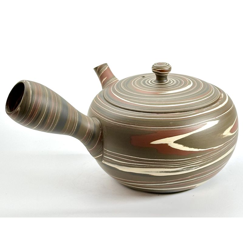 Teapot - TOSEN Nerikomi Small Round Plain