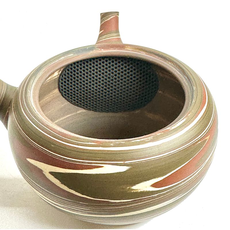 Teapot - TOSEN Nerikomi Small Round Plain