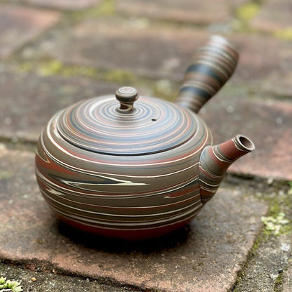 Teapot - TOSEN Nerikomi Small Round Plain