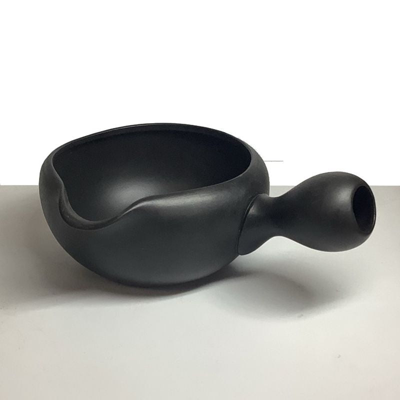 Yusamashi - GYOKKO Black Kiln Effect Side Handle Hagi Style