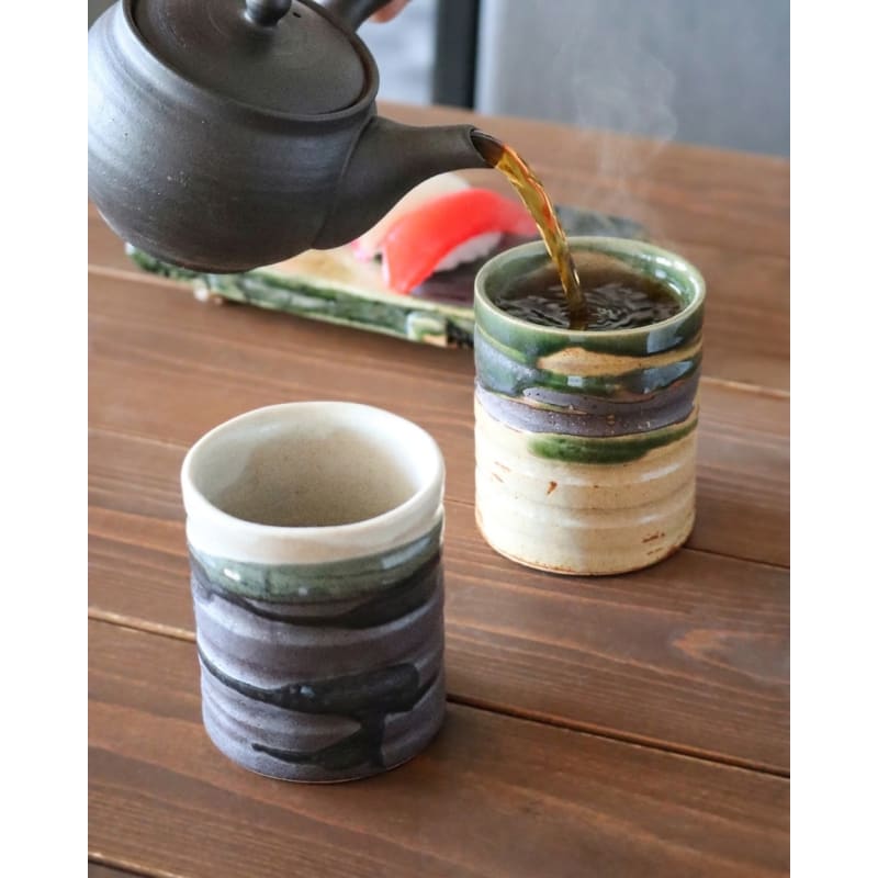 Matcha Bowl & Sushi Yunomi Set - Suirei no Kei