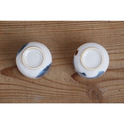 Sake Cup Set (6 pieces) - Brush Blue