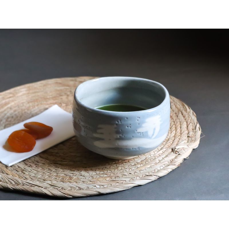 Matcha-Schüssel - Tenmokukin Unofunagashi oder Nezumishino Sansui