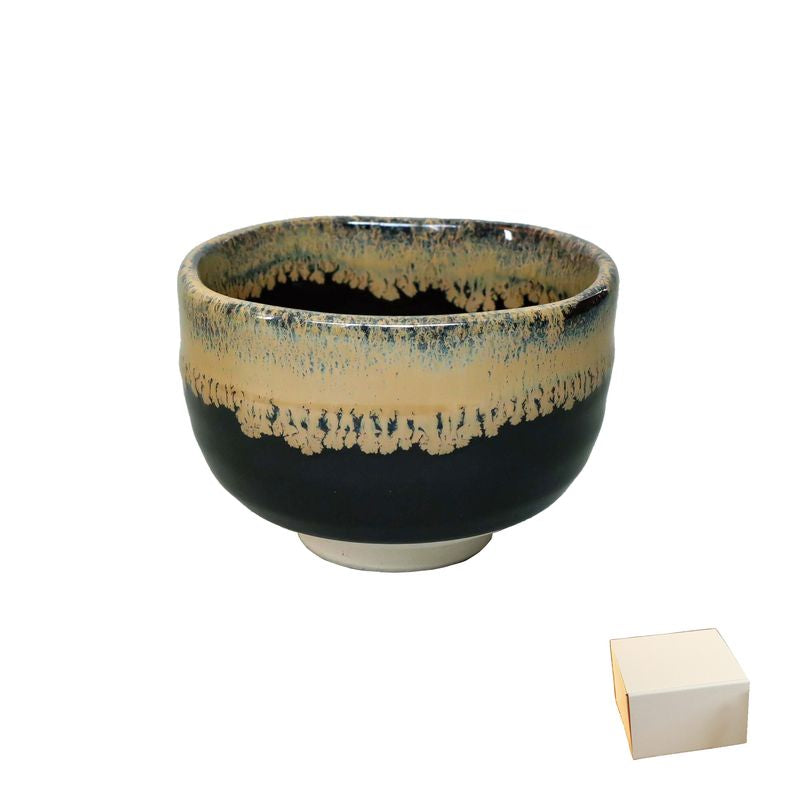 Nodate Matcha Bowl - Tenmokukin Unofunagashi or Nezumishino Sansui