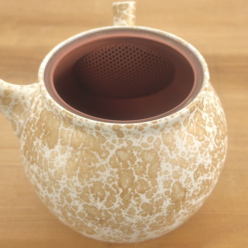 Teapot - SHORYU Red Clay White Tenmoku