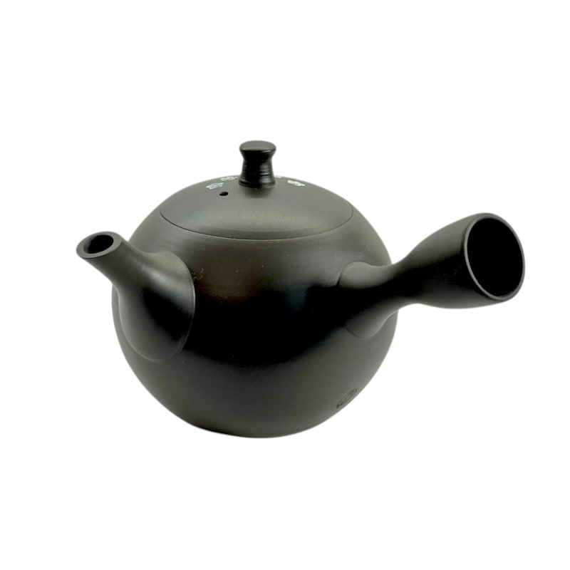 Teapot - Hokuryu Black Clay Small Round Inka