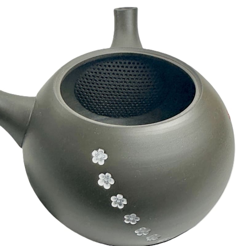 Teapot - Hokuryu Black Clay Small Round Inka