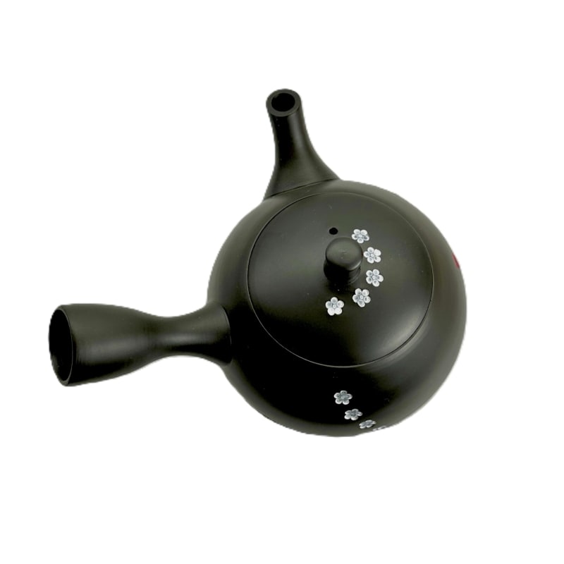 Teapot - Hokuryu Black Clay Small Round Inka