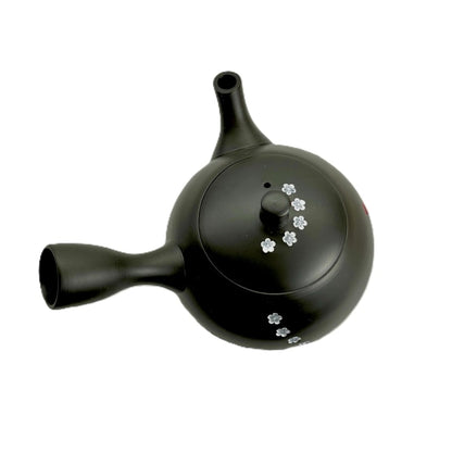 Teapot - Hokuryu Black Clay Small Round Inka