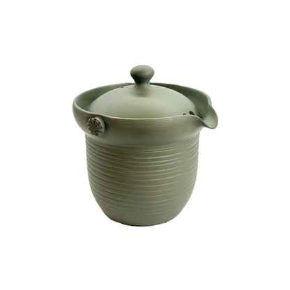 Teapot - Sekiryu Red Clay Camellia Pattern Chahou