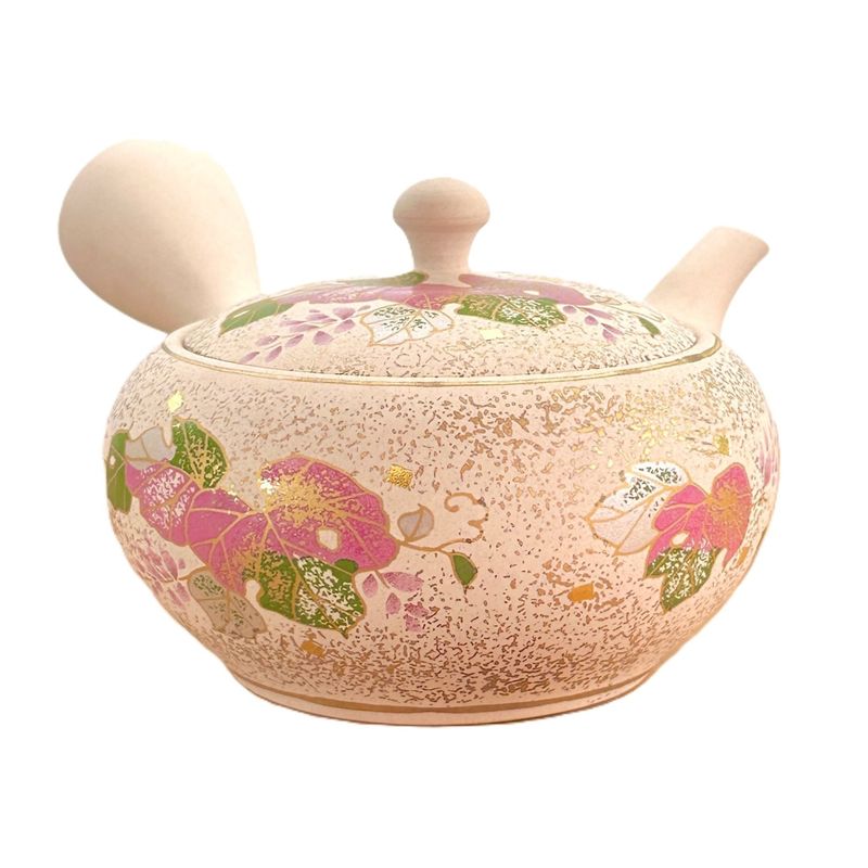 茶壺 - SHOGAMA 水晶白色黏土扁平圓形