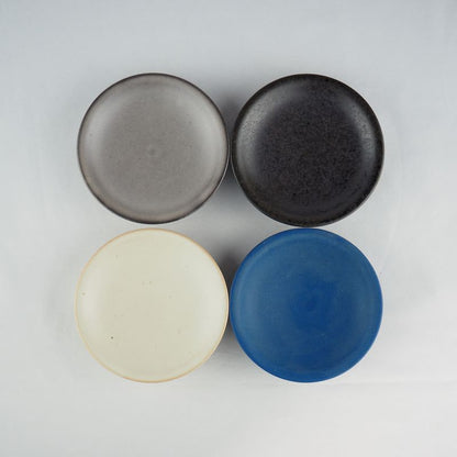 Kiyomizu Ware Series "Mat" Round Plate - Size Small