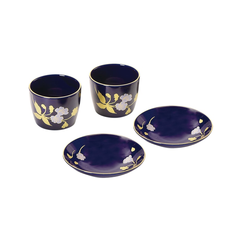 Pair Dessert Set  - Rurikinsai-ka