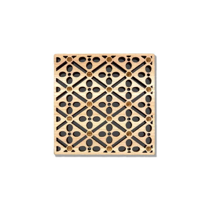 Coaster - Diamond Pattern with Plum