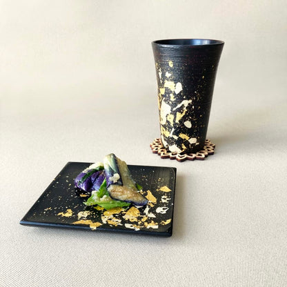 Small Square Plate - KINSAI Gold