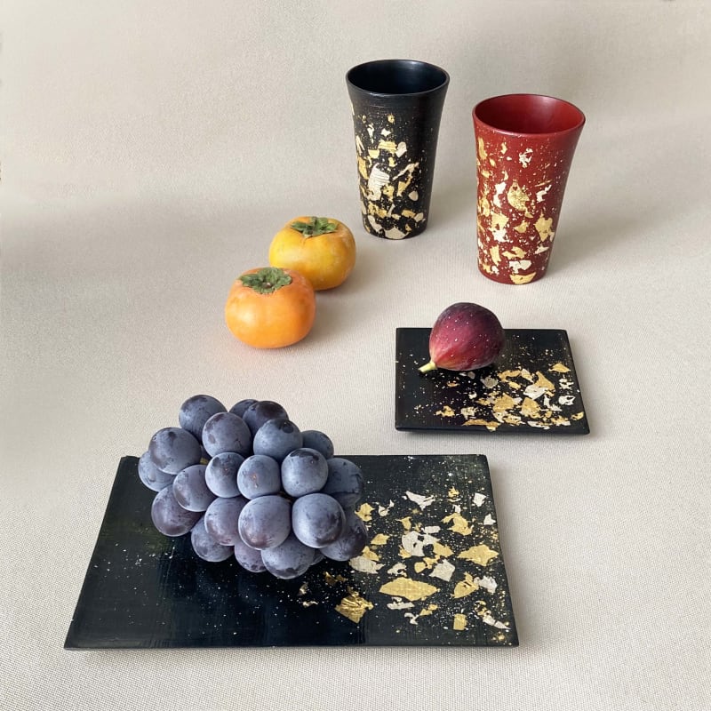 Small Square Plate - KINSAI Gold