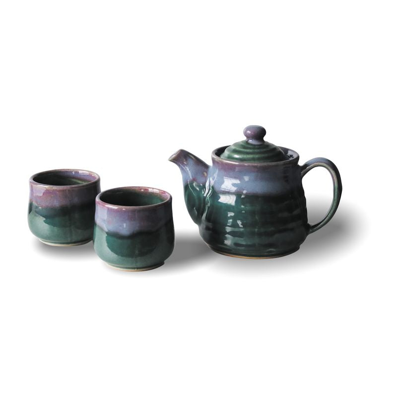 Tea Pot and Cup Set - Sinsha glaze