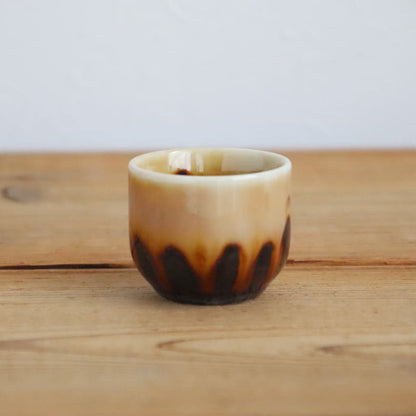 Sake Cup Set (6 pieces) - Yellow Glaze