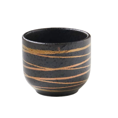 Sake Cup Set (6 pieces) - Gold Accent
