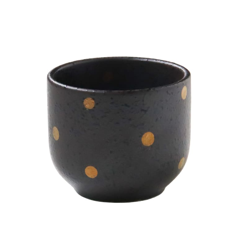 Sake Cup Set (6 pieces) - Gold Accent