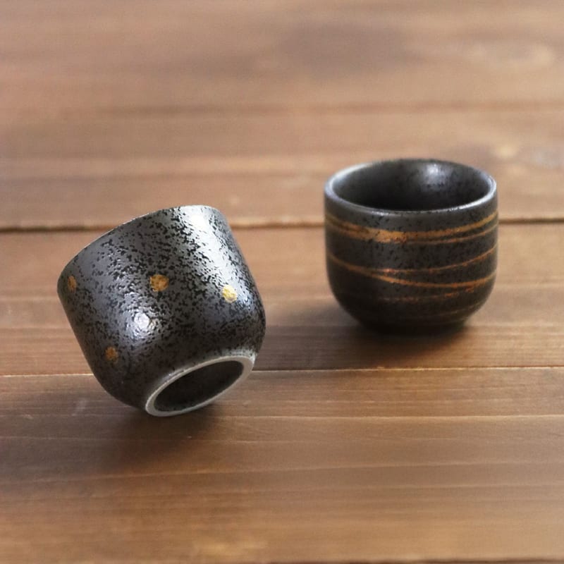 Sake Set - Gold Crystal