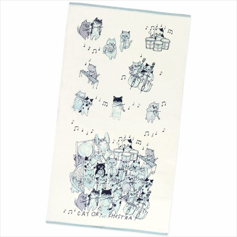 Bath Towel - Cat Orchestra