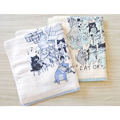 Bath Towel - Cat Orchestra