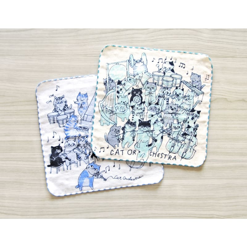 Towel Handkerchief - Cat Orchestra