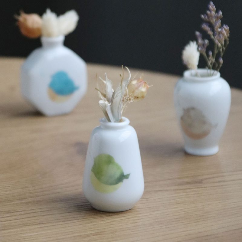 Vase - Komonono Suisai Quail