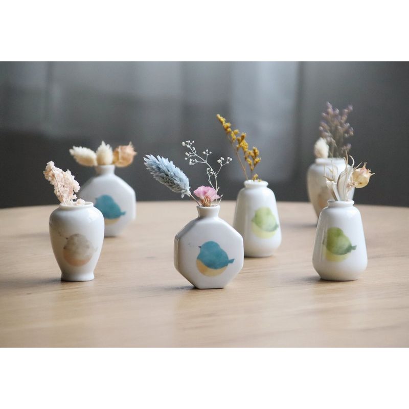 Vase - Komonono Suisai Quail