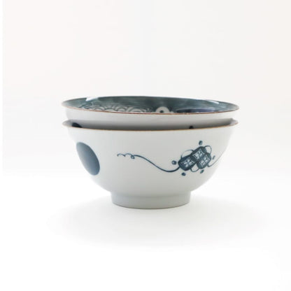 Multi-purpose Bowl Pair (with Chopsticks) - Shonzui Yoraku Pattern