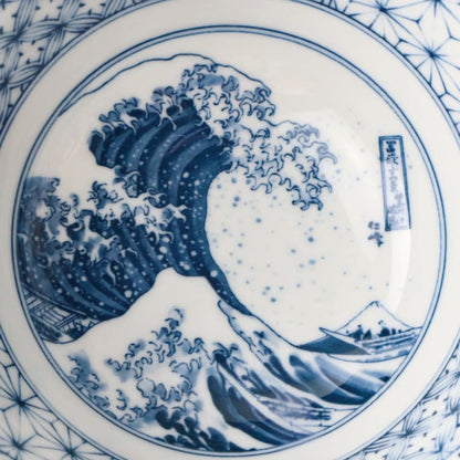 Multi-purpose Bowl Pair (with Chopsticks) - Shonzui Wave Fuji