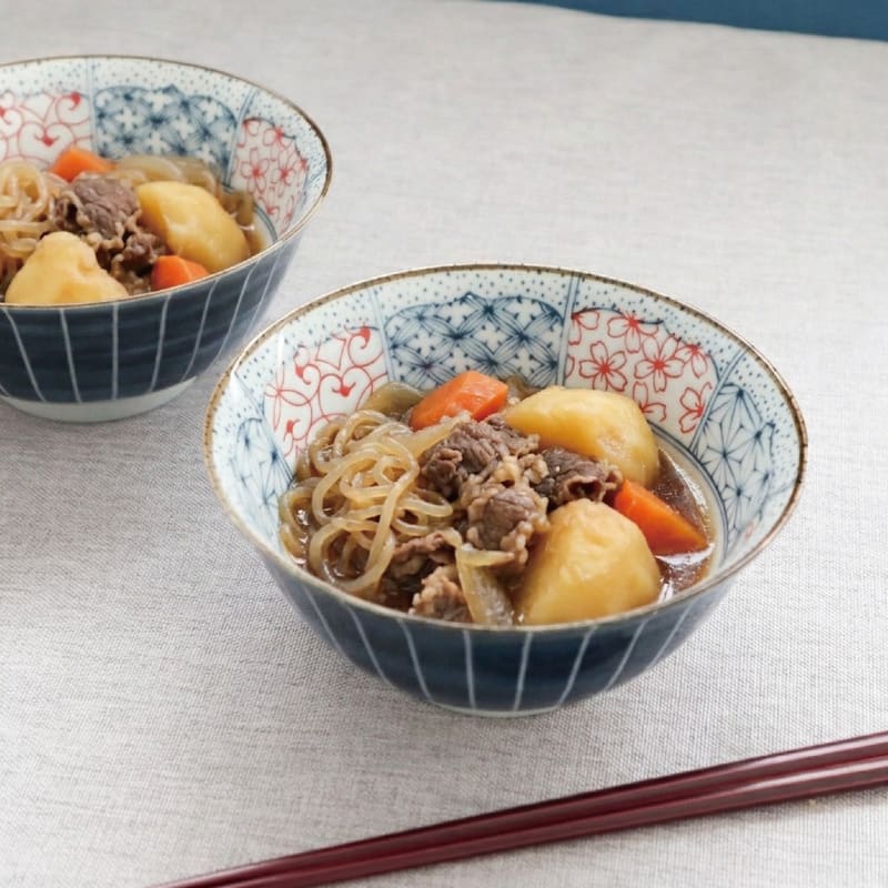 Multi-purpose Bowl Pair (with Chopsticks) - Shonzui Wave Fuji