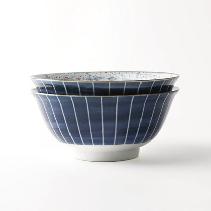 Multi-purpose Bowl Pair (with Chopsticks) - Shonzui Wave Fuji