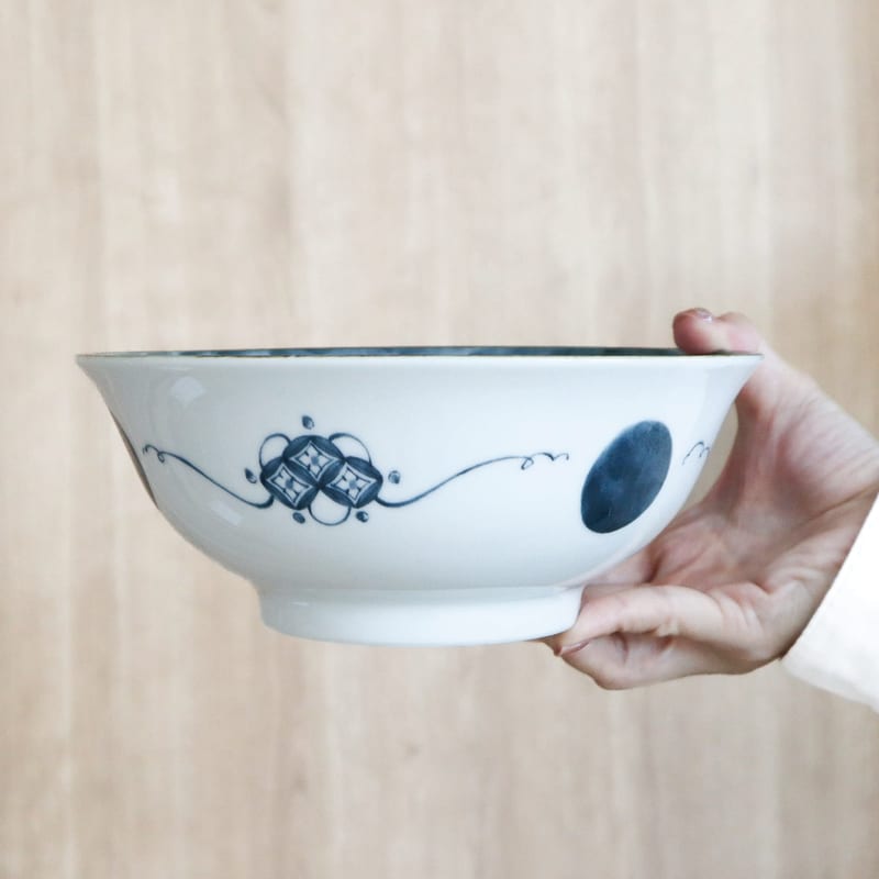 Ramen Set (with Spoon & Chopsticks) - Shonzui Yoraku Pattern