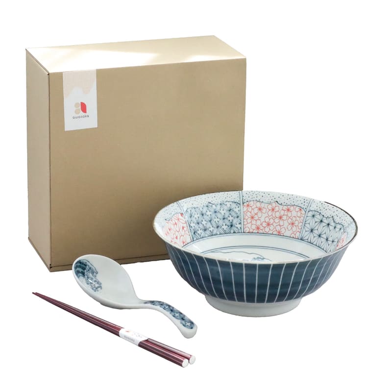 Ramen Set (with Spoon & Chopsticks) - Shonzui Wave Fuji
