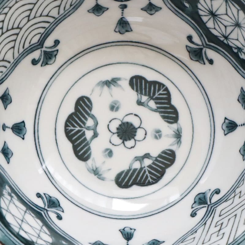 Salad/Noodle Bowl Pair - Shonzui Yoraku Pattern