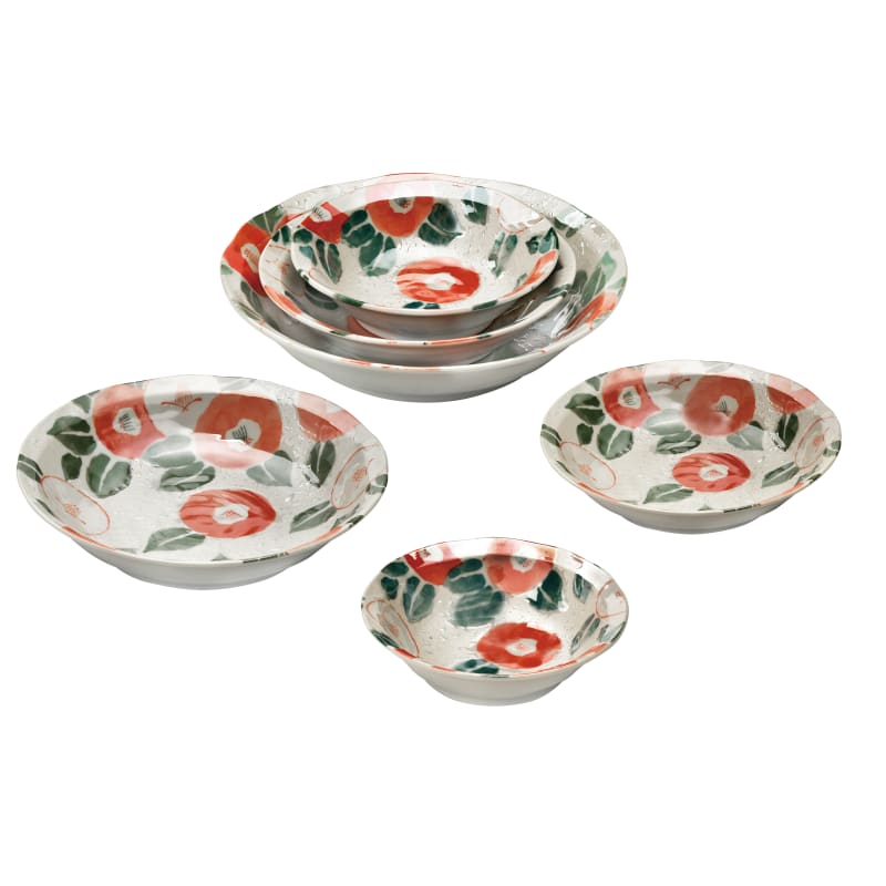 3-Piece Bowl Set (2 sets) - Tsubaki