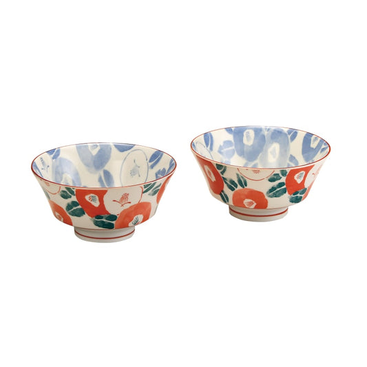 Anti-type Ramen Bowl Pair- Tsubaki