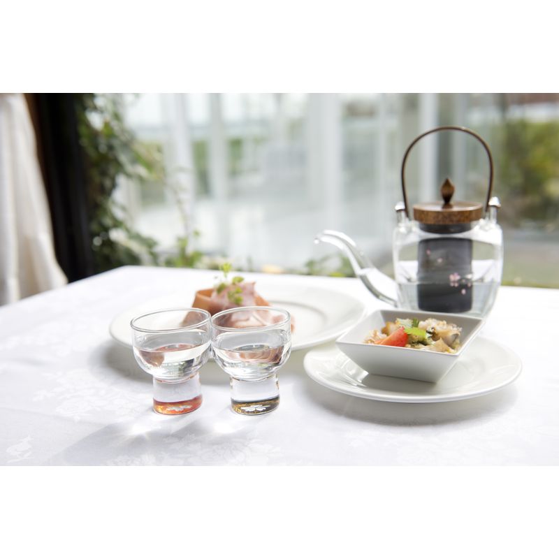 Sake Cup - Gold Cherry Blossoms & Mother of Pearl