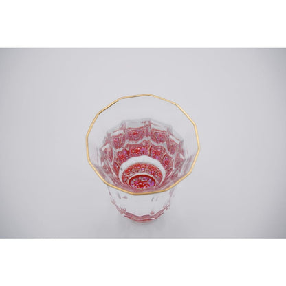 Gold Sake Cup - MANGEKYO Ishigaki & Mother of Pearl