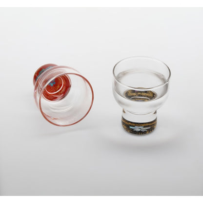 Sake Cup - Gold Cherry Blossoms & Mother of Pearl