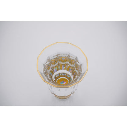 Gold Sake Cup - MANGEKYO Cherry Blossoms & Mother of Pearl