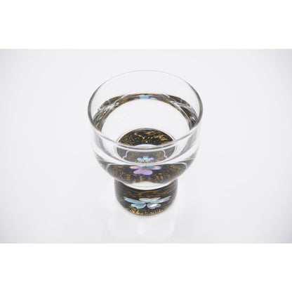 Sake Cup - Gold Cherry Blossoms & Mother of Pearl