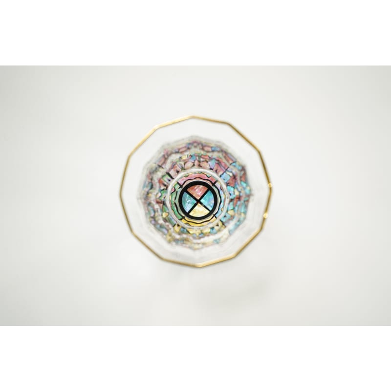 Gold Sake Cup - MANGEKYO Shiho & Mother of Pearl Black