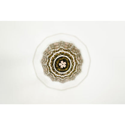 Mangekyo Glass - Gold Cherry Blossoms & Mother of Pearl