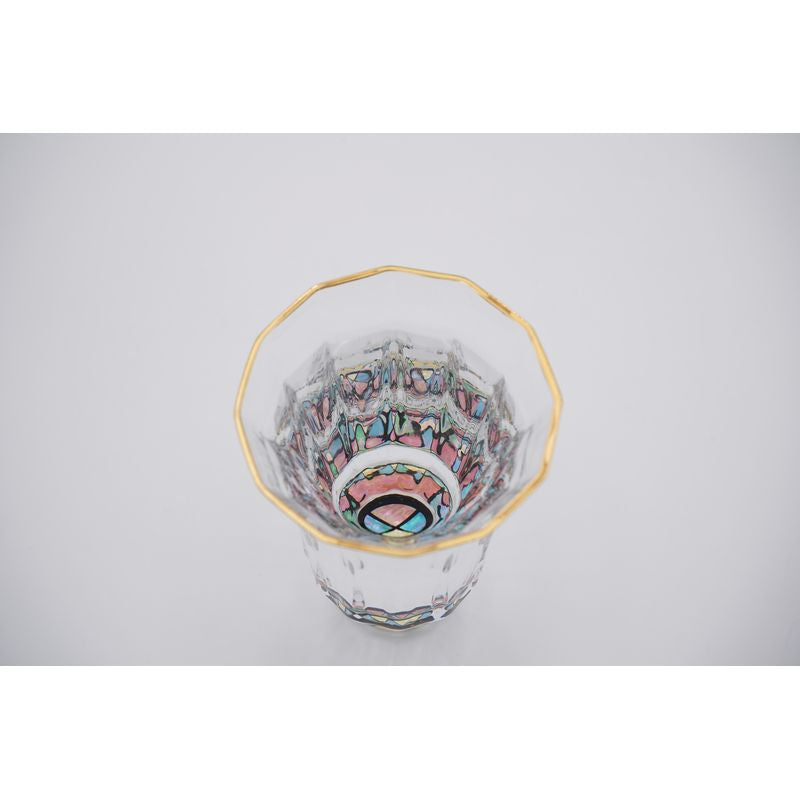 Gold Sake Cup - MANGEKYO Shiho & Mother of Pearl Black