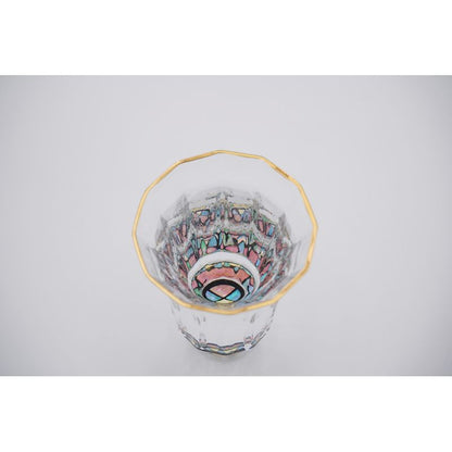 Gold Sake Cup - MANGEKYO Shiho & Mother of Pearl Black