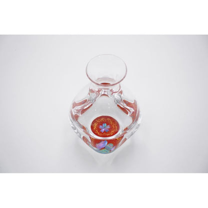 Tokkuri & Sake Cup Set - Gold Cherry Blossoms & Mother of Pearl