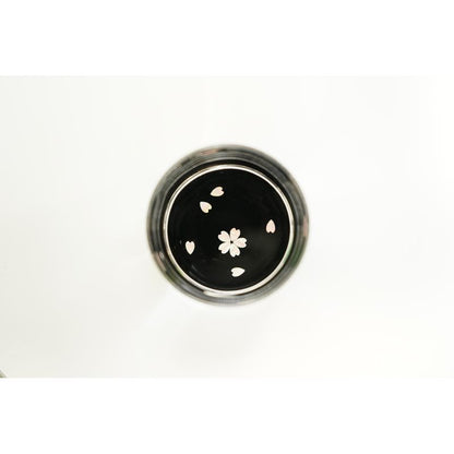 Glass - Cherry Blossoms & Mother of Pearl Black